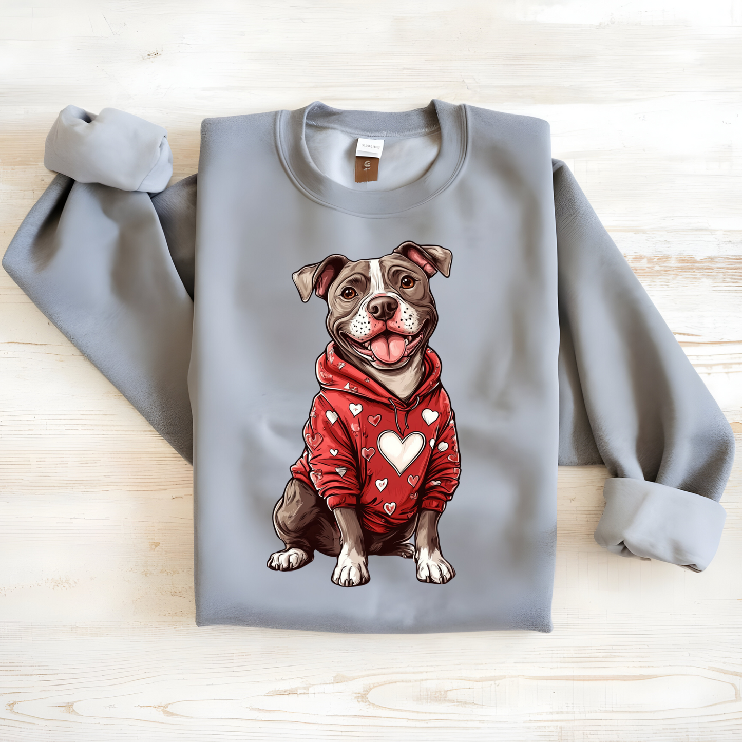 High-Quality Fabric Pitbull Sweatshirt - Soft and Cozy for Cold Weather