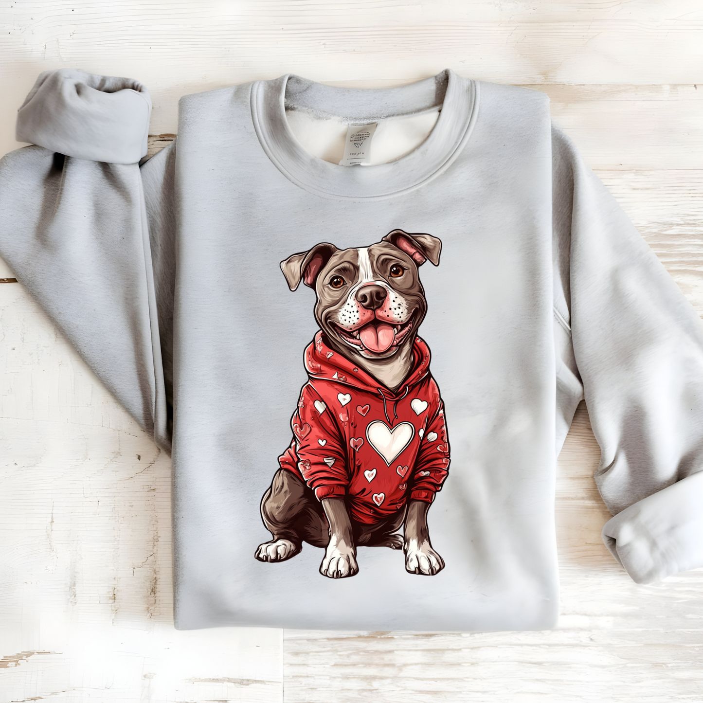 Cozy Pitbull Sweatshirt - Soft Cotton and Polyester Blend for Comfort