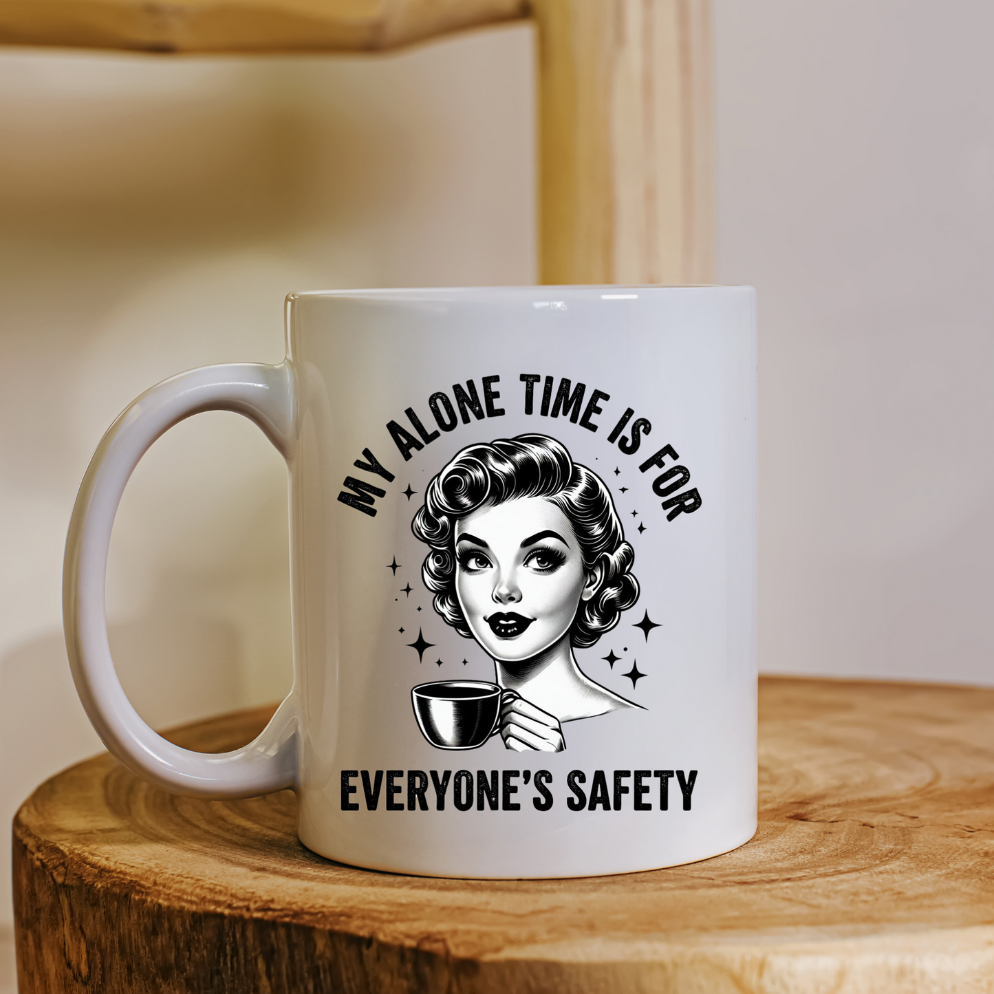 Best Gift for Coffee Lovers – Funny ‘My Alone Time’ Mug for Friends & Coworkers